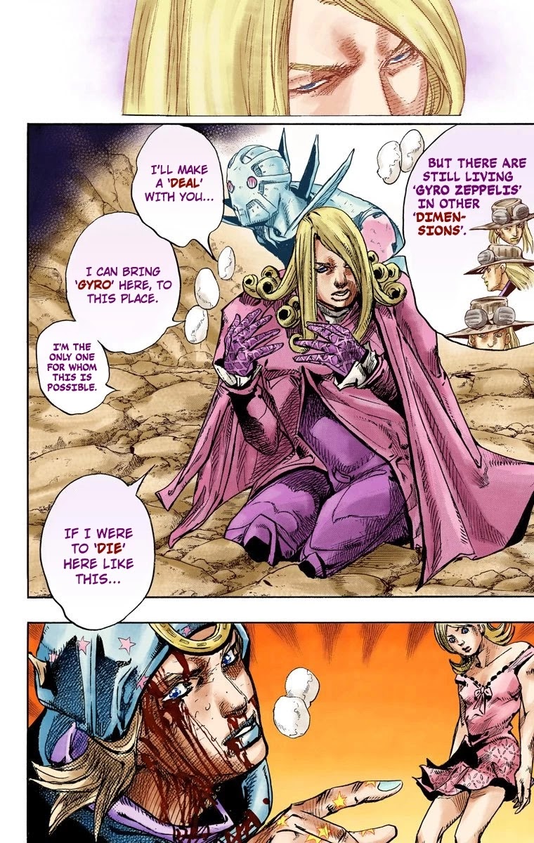 JoJo's Bizarre Adventure Part 7 - Steel Ball Run (Official Colored) Chapter 87 page 37 - Chapter 87: Ball Breaker Part 5