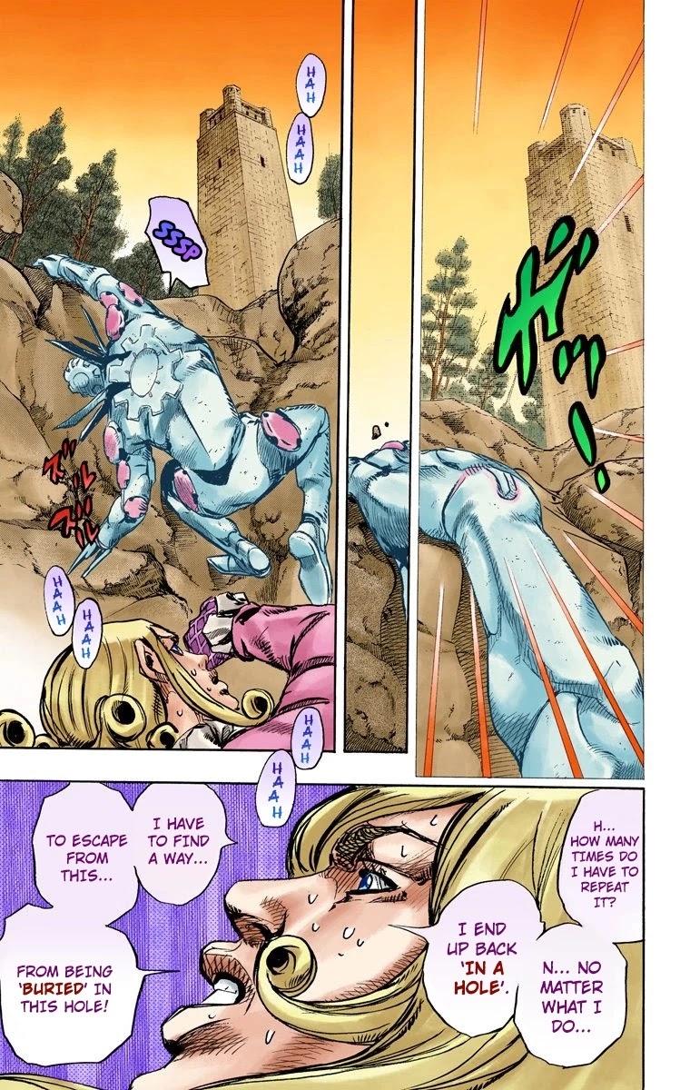 JoJo's Bizarre Adventure Part 7 - Steel Ball Run (Official Colored) Chapter 87 page 5 - Chapter 87: Ball Breaker Part 5