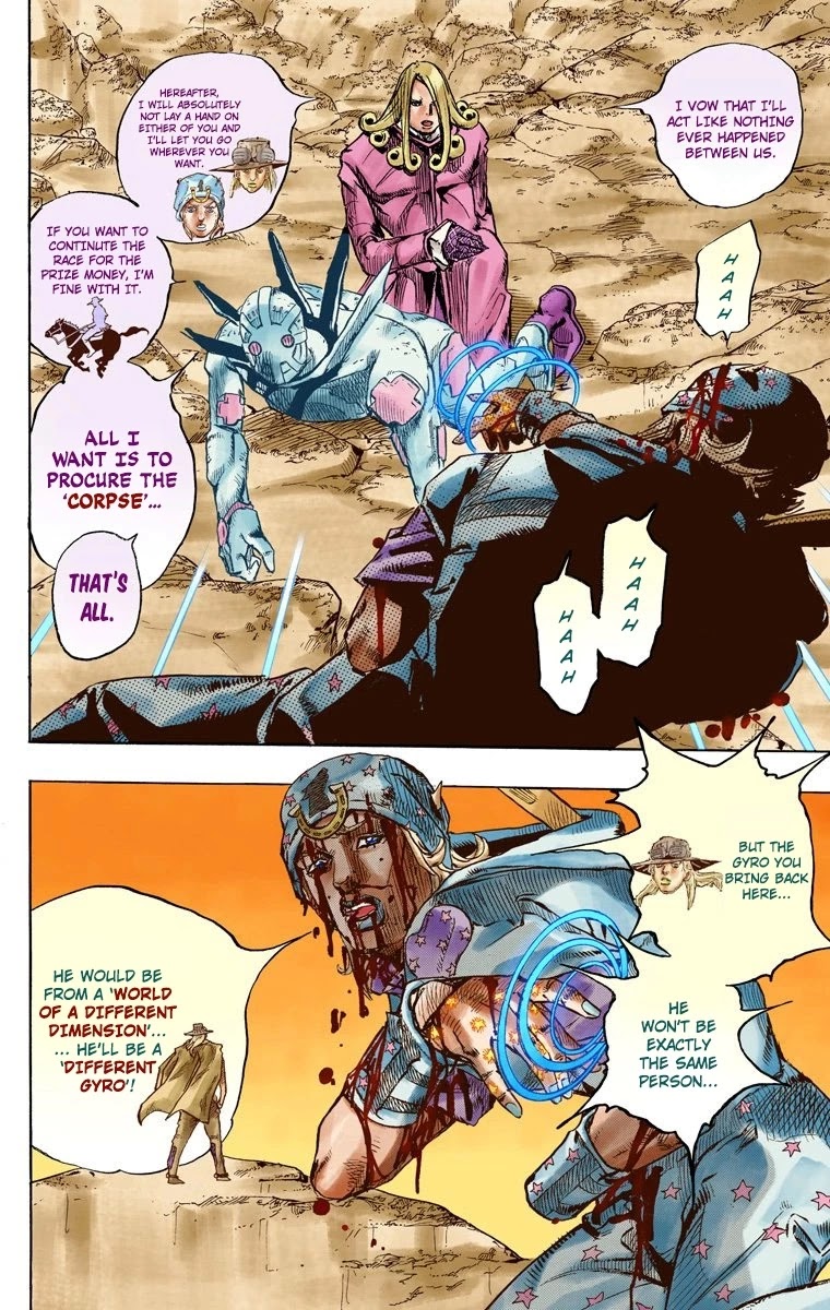 JoJo's Bizarre Adventure Part 7 - Steel Ball Run (Official Colored) Chapter 88 page 11 - Chapter 88: Break My Heart, Break Your Heart Part 1