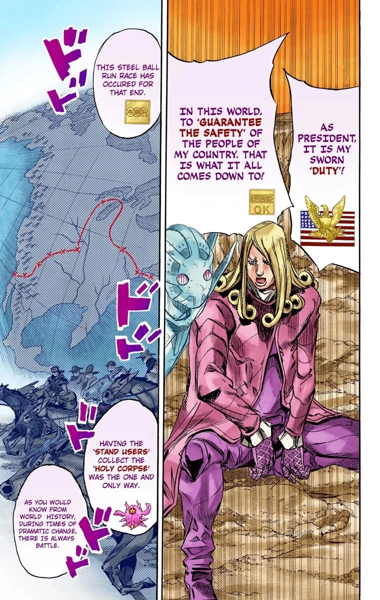 JoJo's Bizarre Adventure Part 7 - Steel Ball Run (Official Colored) Chapter 88 page 16 - Chapter 88: Break My Heart, Break Your Heart Part 1