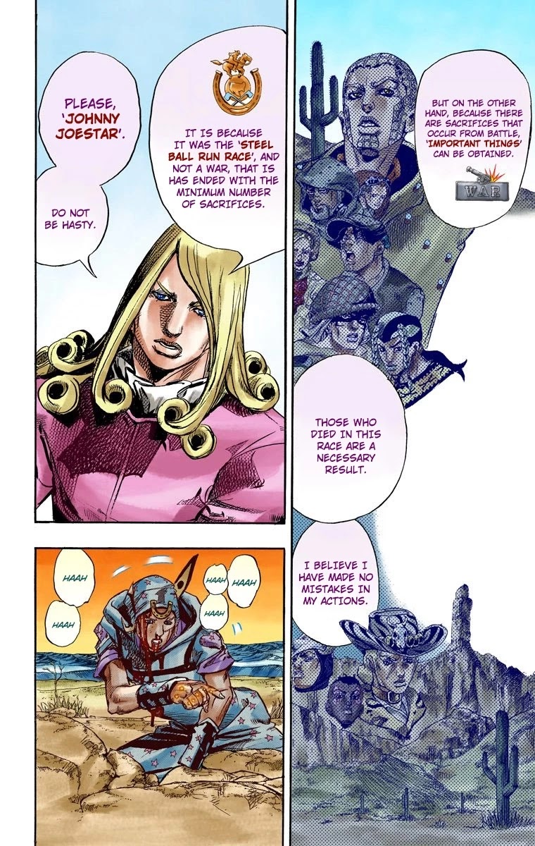 JoJo's Bizarre Adventure Part 7 - Steel Ball Run (Official Colored) Chapter 88 page 17 - Chapter 88: Break My Heart, Break Your Heart Part 1