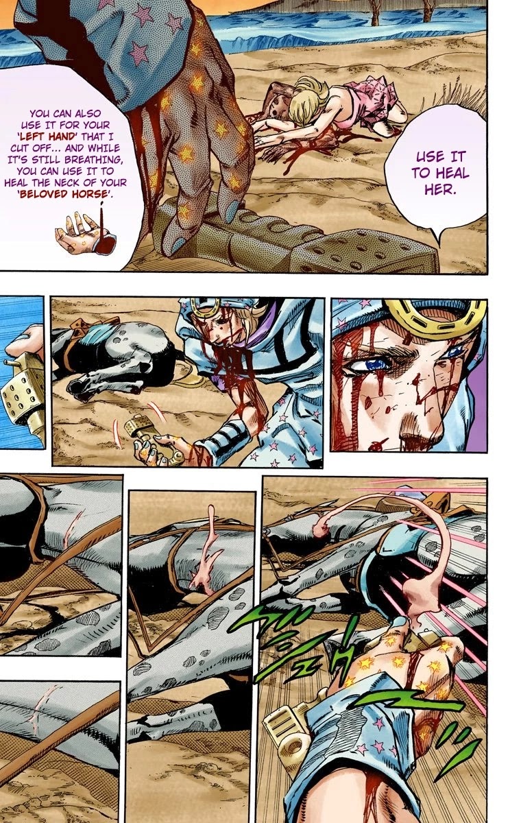 JoJo's Bizarre Adventure Part 7 - Steel Ball Run (Official Colored) Chapter 88 page 23 - Chapter 88: Break My Heart, Break Your Heart Part 1