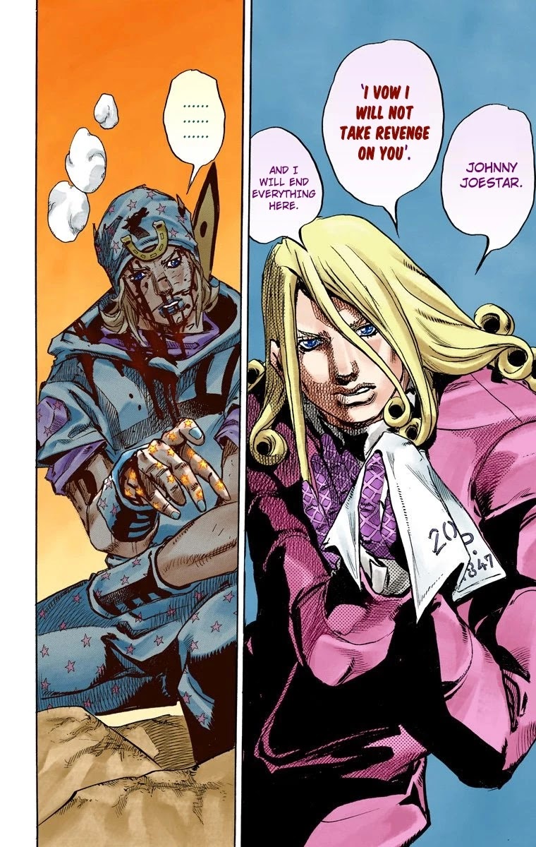 JoJo's Bizarre Adventure Part 7 - Steel Ball Run (Official Colored) Chapter 88 page 25 - Chapter 88: Break My Heart, Break Your Heart Part 1