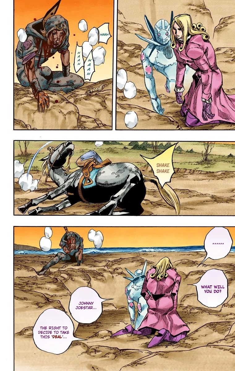 JoJo's Bizarre Adventure Part 7 - Steel Ball Run (Official Colored) Chapter 88 page 27 - Chapter 88: Break My Heart, Break Your Heart Part 1