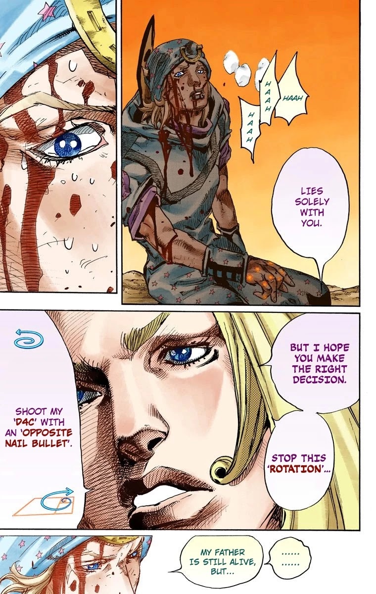JoJo's Bizarre Adventure Part 7 - Steel Ball Run (Official Colored) Chapter 88 page 28 - Chapter 88: Break My Heart, Break Your Heart Part 1