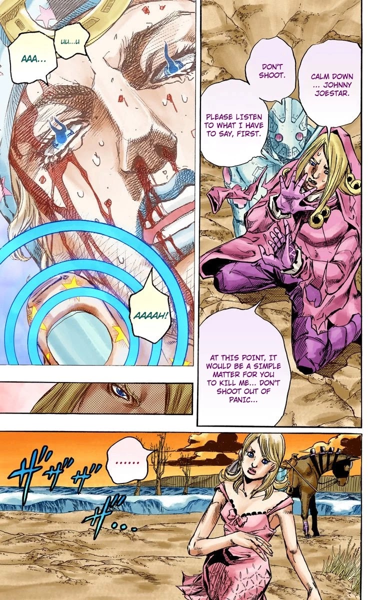 JoJo's Bizarre Adventure Part 7 - Steel Ball Run (Official Colored) Chapter 88 page 4 - Chapter 88: Break My Heart, Break Your Heart Part 1