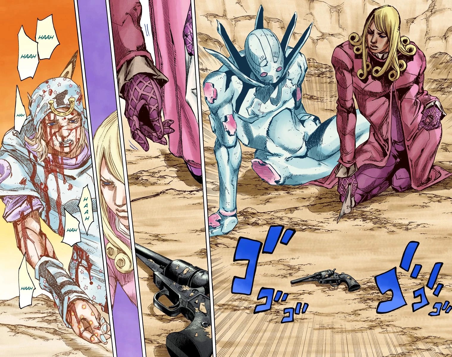 JoJo's Bizarre Adventure Part 7 - Steel Ball Run (Official Colored) Chapter 89 page 14 - Chapter 89: Break My Heart, Break Your Heart Part 2