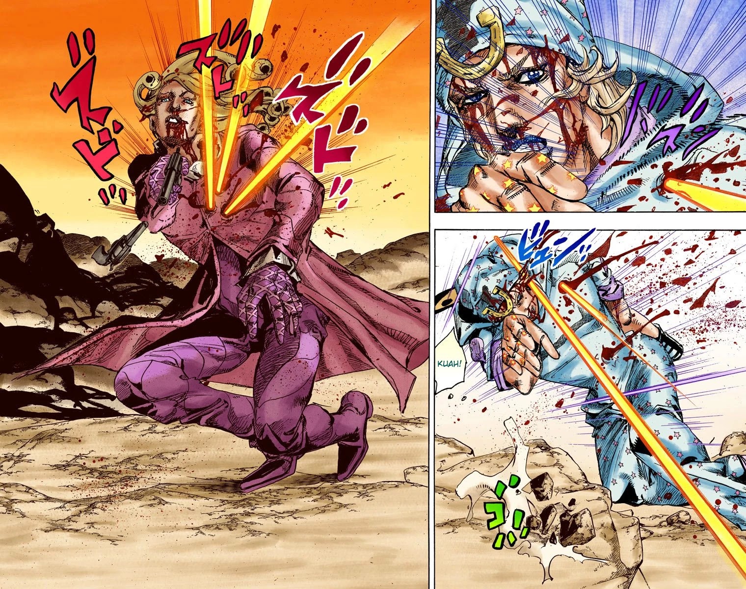 JoJo's Bizarre Adventure Part 7 - Steel Ball Run (Official Colored) Chapter 89 page 24 - Chapter 89: Break My Heart, Break Your Heart Part 2