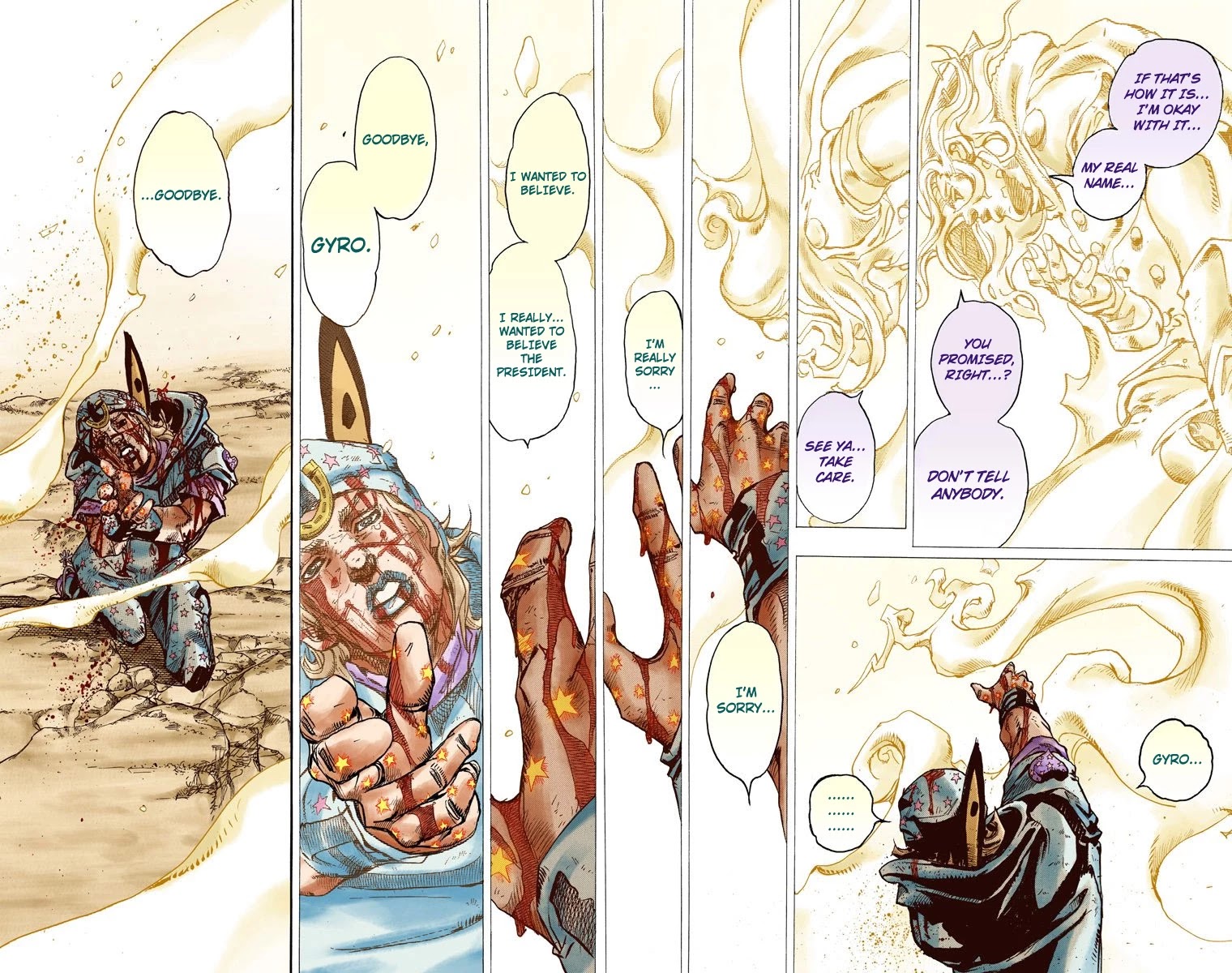 JoJo's Bizarre Adventure Part 7 - Steel Ball Run (Official Colored) Chapter 89 page 27 - Chapter 89: Break My Heart, Break Your Heart Part 2