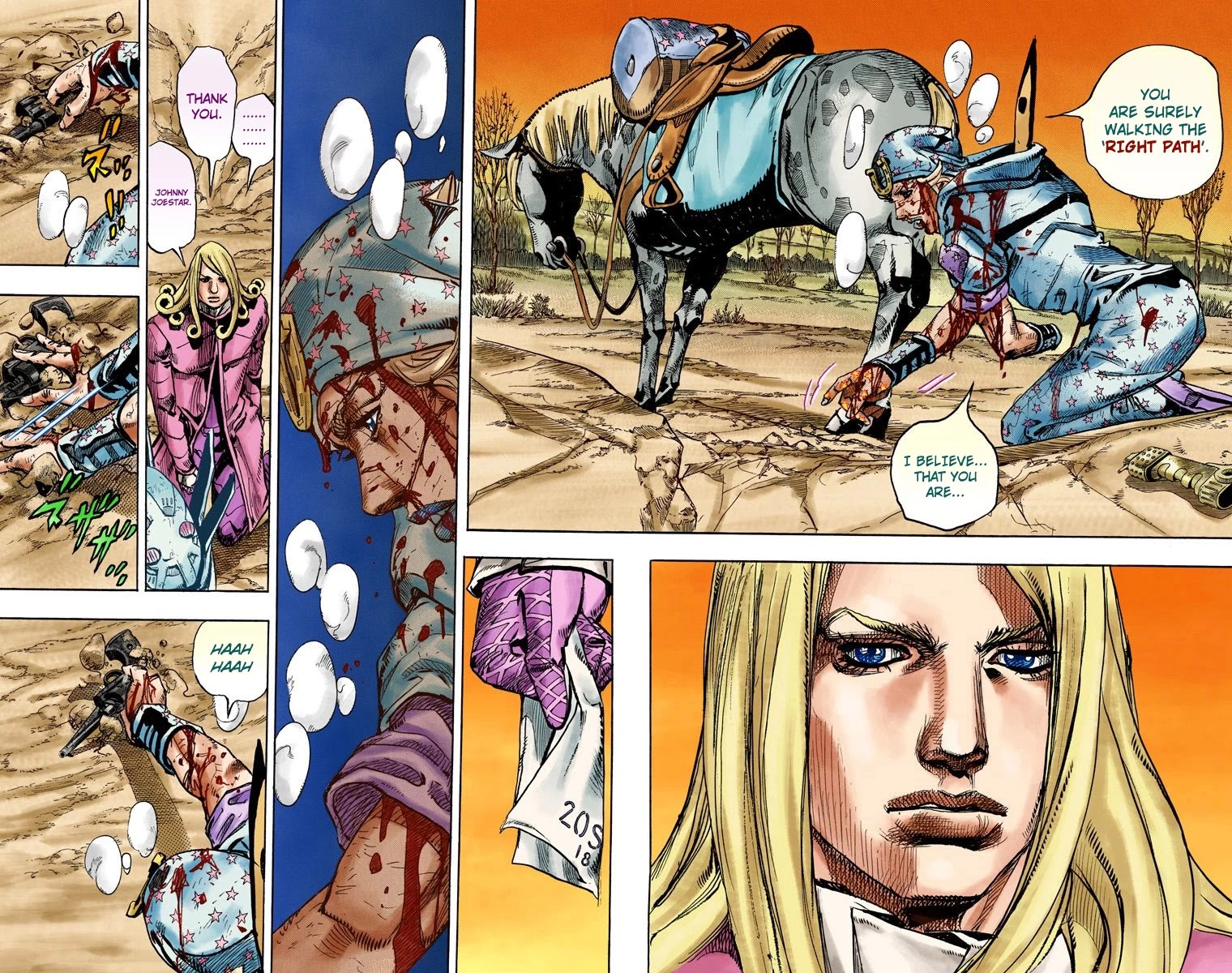 JoJo's Bizarre Adventure Part 7 - Steel Ball Run (Official Colored) Chapter 89 page 6 - Chapter 89: Break My Heart, Break Your Heart Part 2