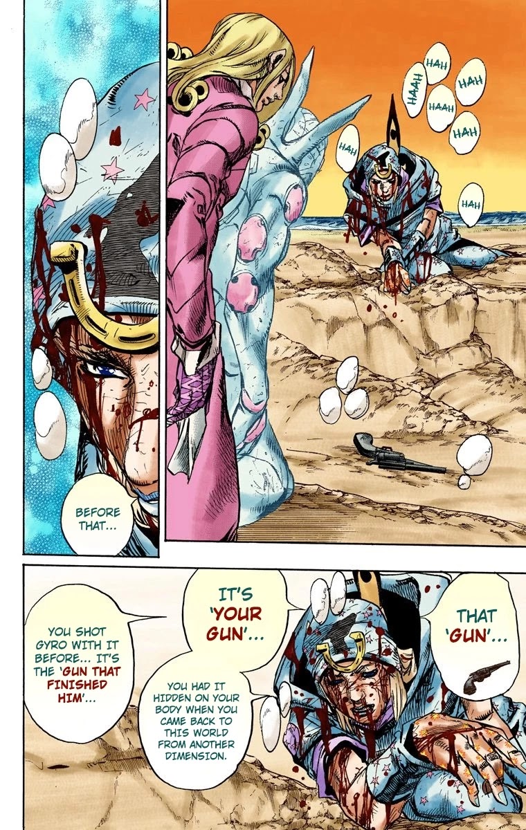 JoJo's Bizarre Adventure Part 7 - Steel Ball Run (Official Colored) Chapter 89 page 9 - Chapter 89: Break My Heart, Break Your Heart Part 2