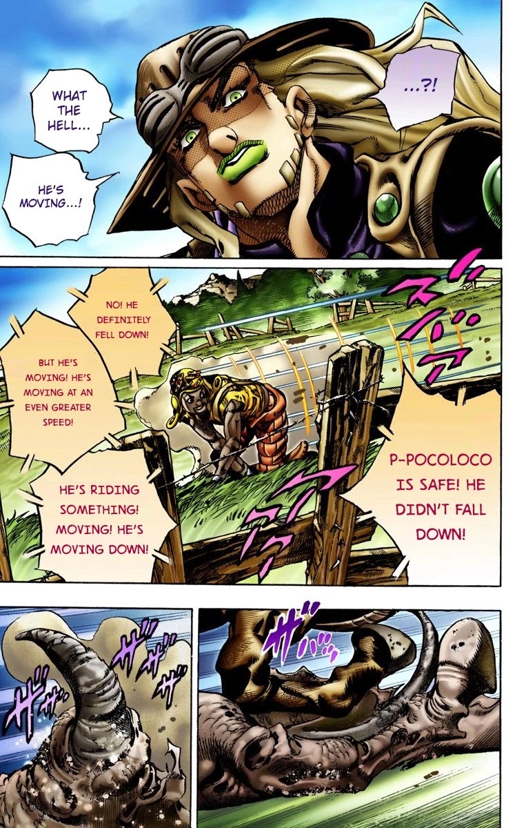 JoJo's Bizarre Adventure Part 7 - Steel Ball Run (Official Colored) Chapter 9 page 20 - Chapter 9: Long, Long Downhill