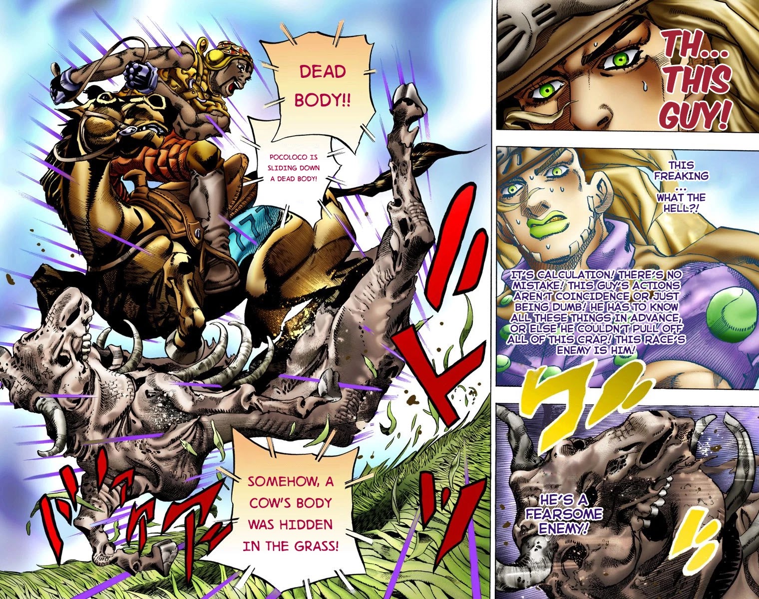 JoJo's Bizarre Adventure Part 7 - Steel Ball Run (Official Colored) Chapter 9 page 21 - Chapter 9: Long, Long Downhill