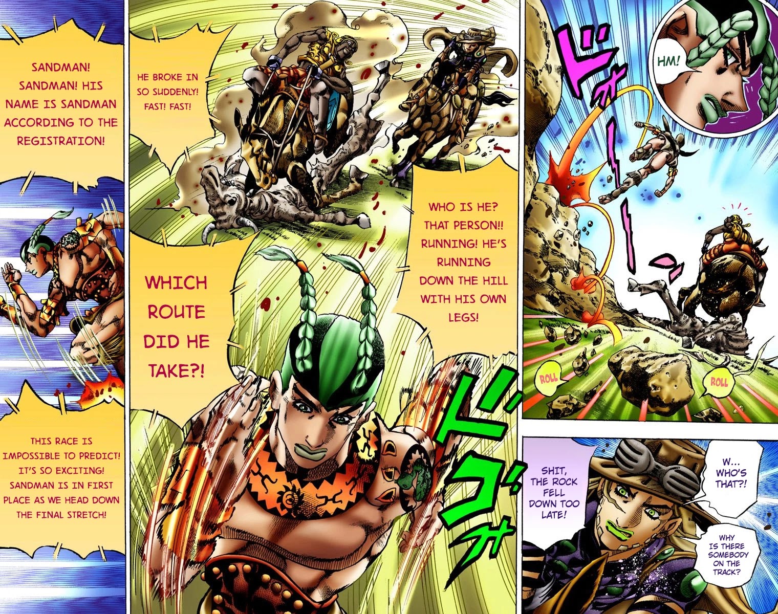 JoJo's Bizarre Adventure Part 7 - Steel Ball Run (Official Colored) Chapter 9 page 26 - Chapter 9: Long, Long Downhill