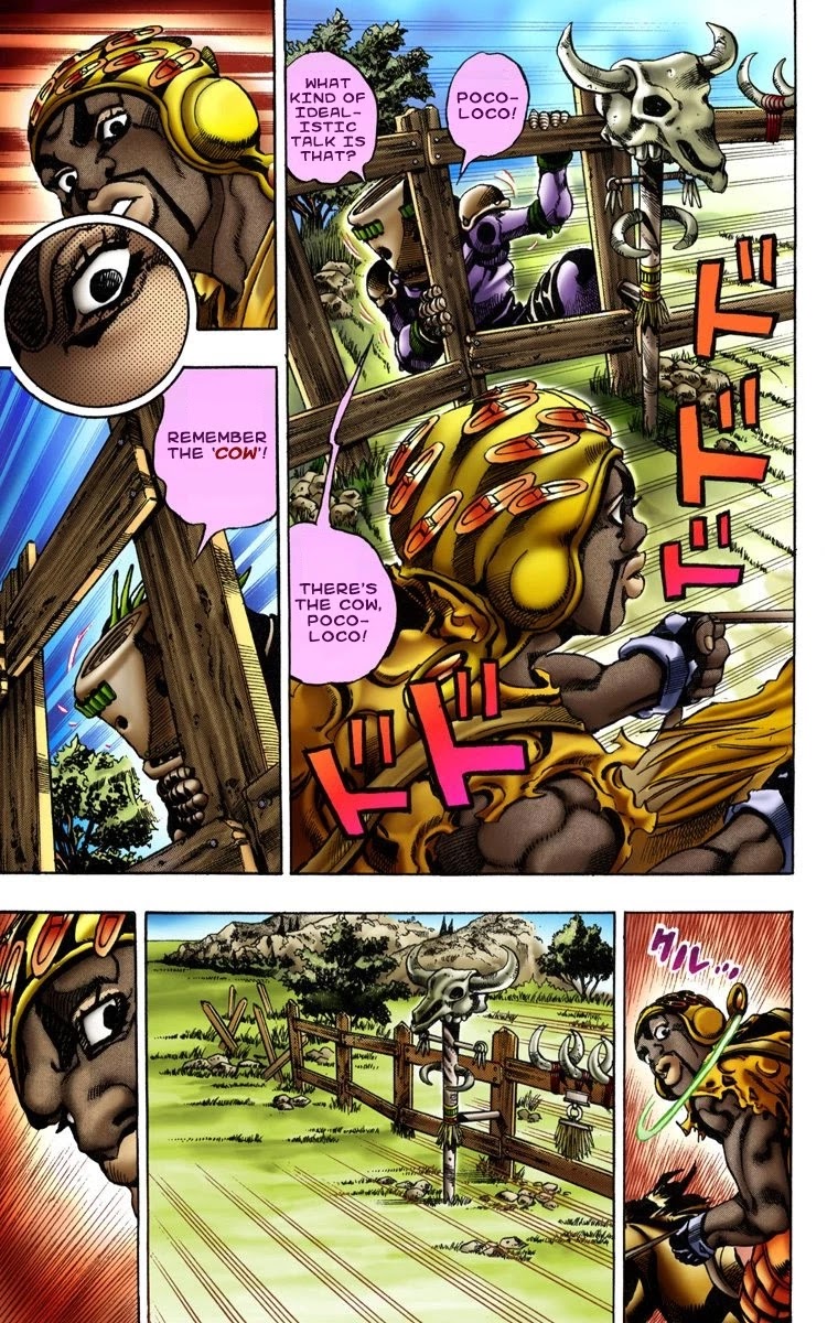 JoJo's Bizarre Adventure Part 7 - Steel Ball Run (Official Colored) Chapter 9 page 7 - Chapter 9: Long, Long Downhill
