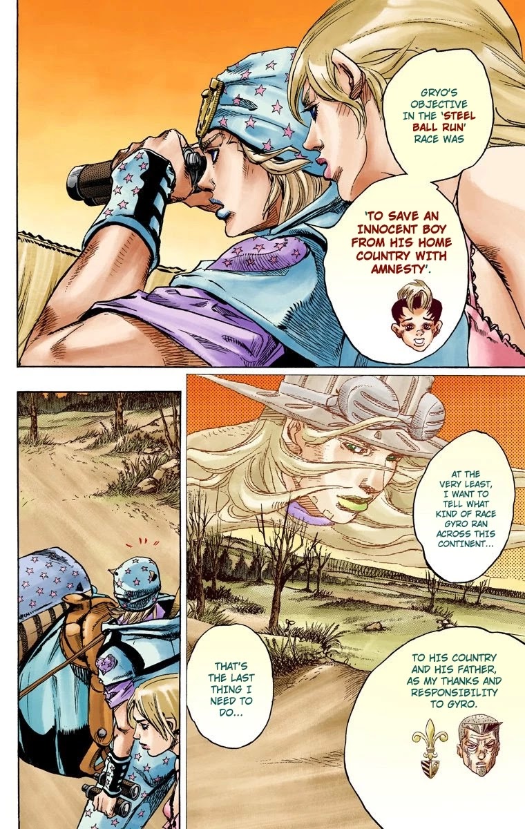 JoJo's Bizarre Adventure Part 7 - Steel Ball Run (Official Colored) Chapter 90 page 11 - Chapter 90: High Voltage Part 1