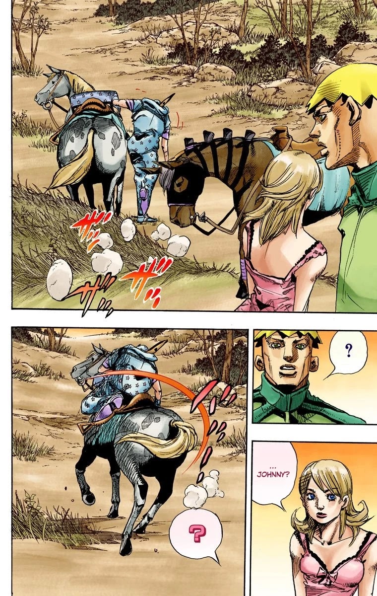 JoJo's Bizarre Adventure Part 7 - Steel Ball Run (Official Colored) Chapter 90 page 13 - Chapter 90: High Voltage Part 1
