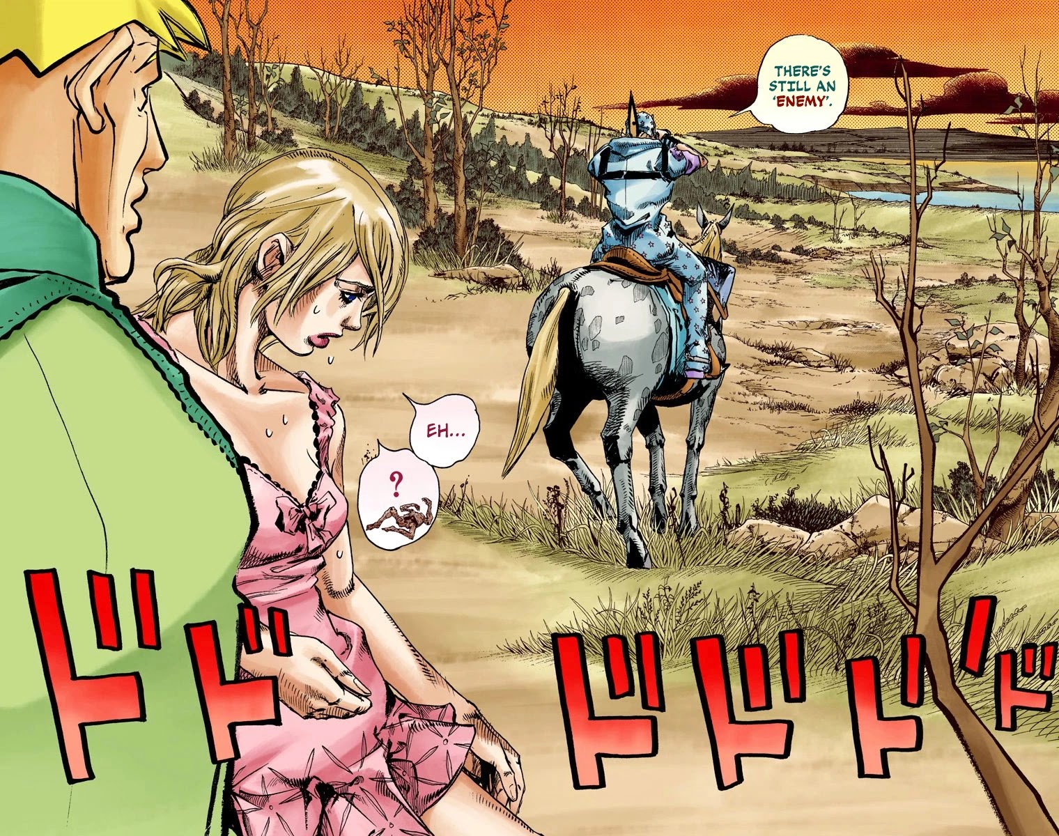 JoJo's Bizarre Adventure Part 7 - Steel Ball Run (Official Colored) Chapter 90 page 16 - Chapter 90: High Voltage Part 1
