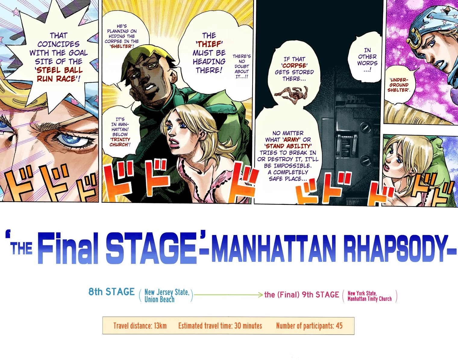 JoJo's Bizarre Adventure Part 7 - Steel Ball Run (Official Colored) Chapter 90 page 20 - Chapter 90: High Voltage Part 1
