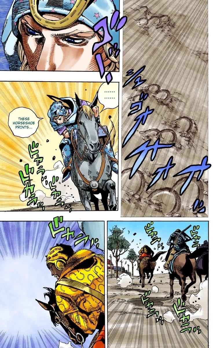 JoJo's Bizarre Adventure Part 7 - Steel Ball Run (Official Colored) Chapter 90 page 25 - Chapter 90: High Voltage Part 1
