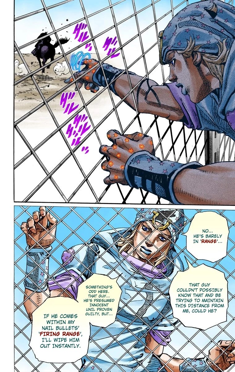 JoJo's Bizarre Adventure Part 7 - Steel Ball Run (Official Colored) Chapter 90 page 30 - Chapter 90: High Voltage Part 1