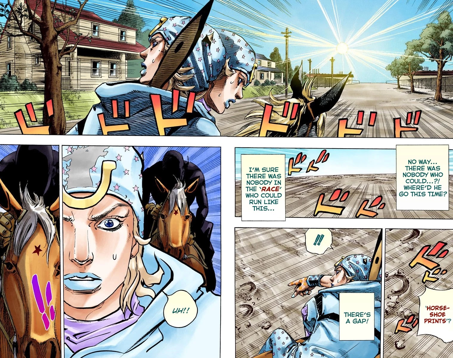 JoJo's Bizarre Adventure Part 7 - Steel Ball Run (Official Colored) Chapter 90 page 33 - Chapter 90: High Voltage Part 1