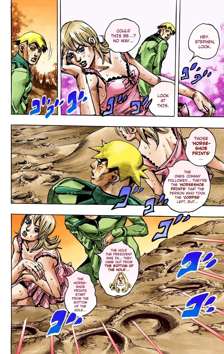 JoJo's Bizarre Adventure Part 7 - Steel Ball Run (Official Colored) Chapter 90 page 34 - Chapter 90: High Voltage Part 1