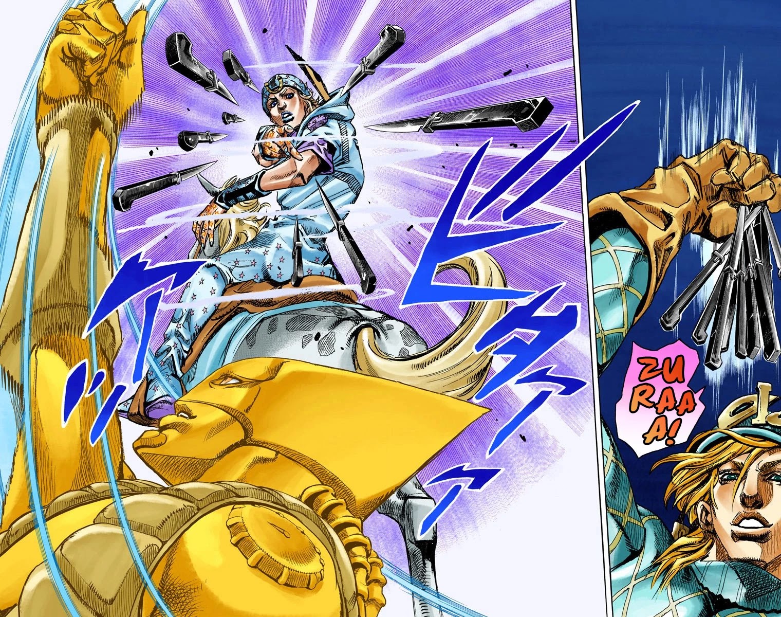 JoJo's Bizarre Adventure Part 7 - Steel Ball Run (Official Colored) Chapter 90 page 38 - Chapter 90: High Voltage Part 1