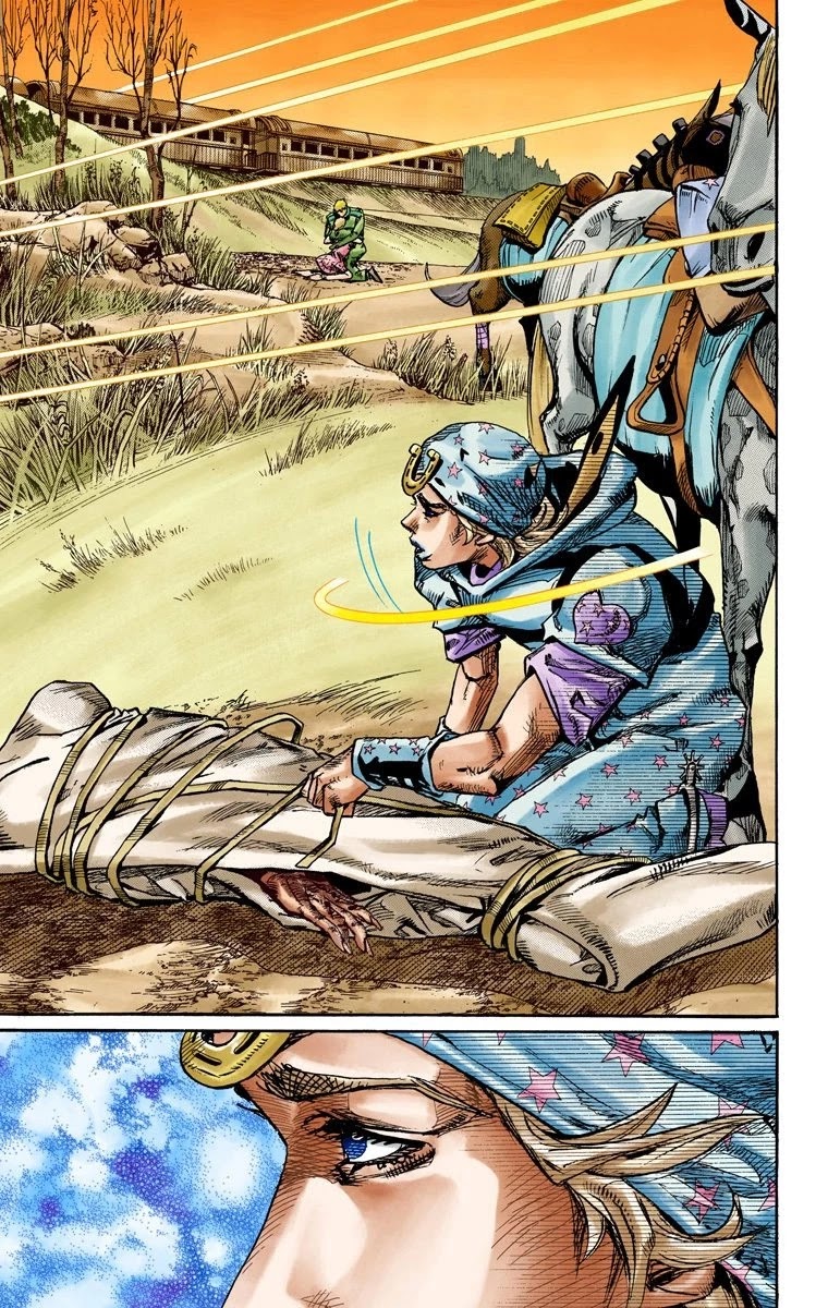 JoJo's Bizarre Adventure Part 7 - Steel Ball Run (Official Colored) Chapter 90 page 4 - Chapter 90: High Voltage Part 1
