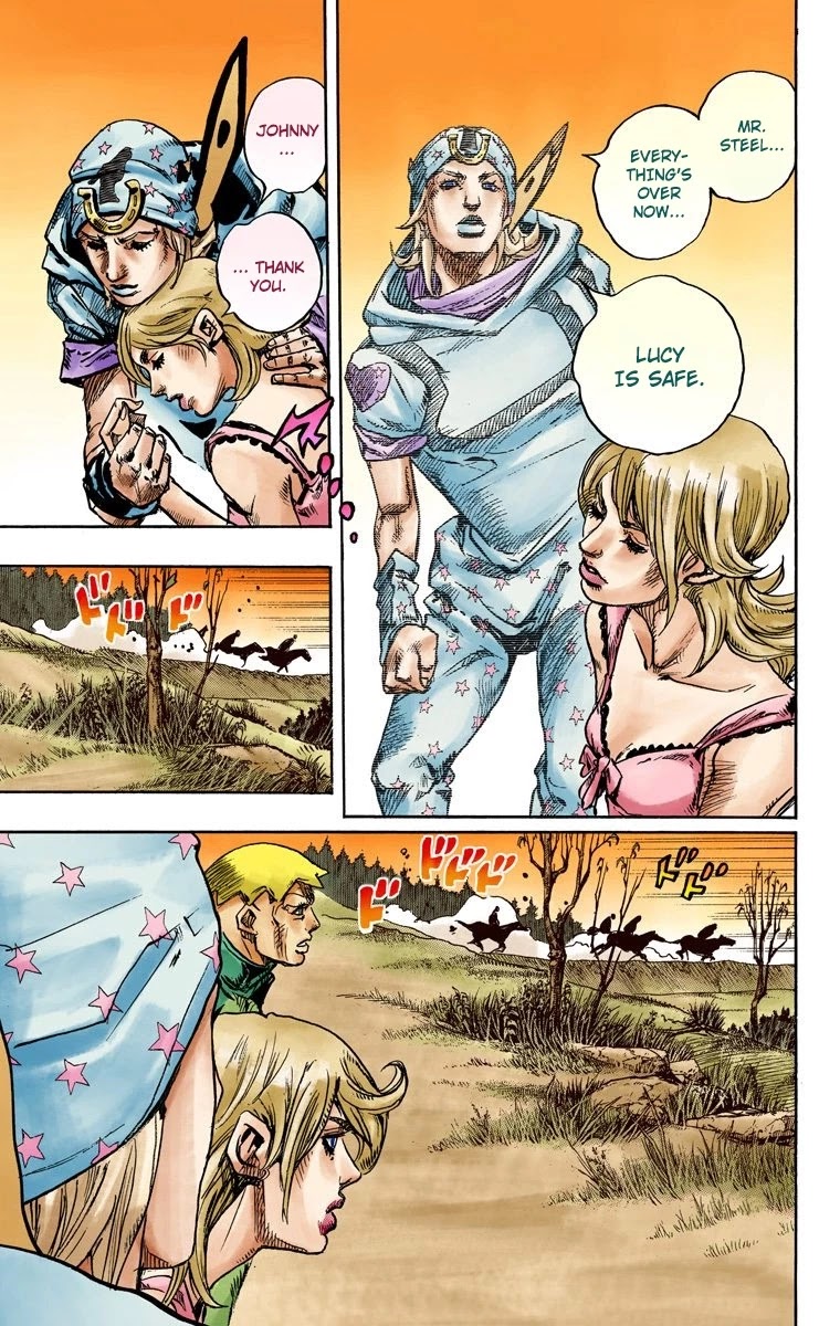 JoJo's Bizarre Adventure Part 7 - Steel Ball Run (Official Colored) Chapter 90 page 8 - Chapter 90: High Voltage Part 1