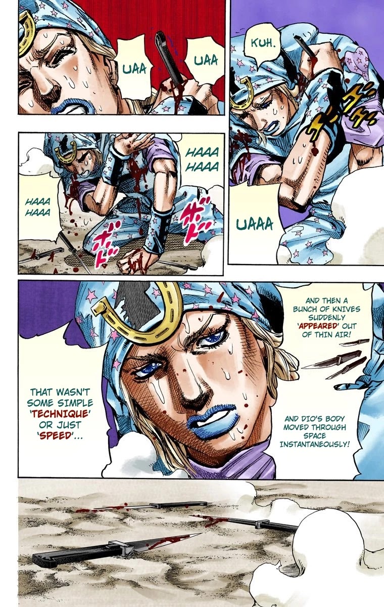 JoJo's Bizarre Adventure Part 7 - Steel Ball Run (Official Colored) Chapter 91 page 19 - Chapter 91: High Voltage Part 2