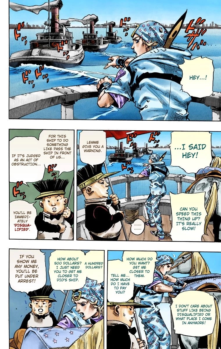 JoJo's Bizarre Adventure Part 7 - Steel Ball Run (Official Colored) Chapter 91 page 26 - Chapter 91: High Voltage Part 2