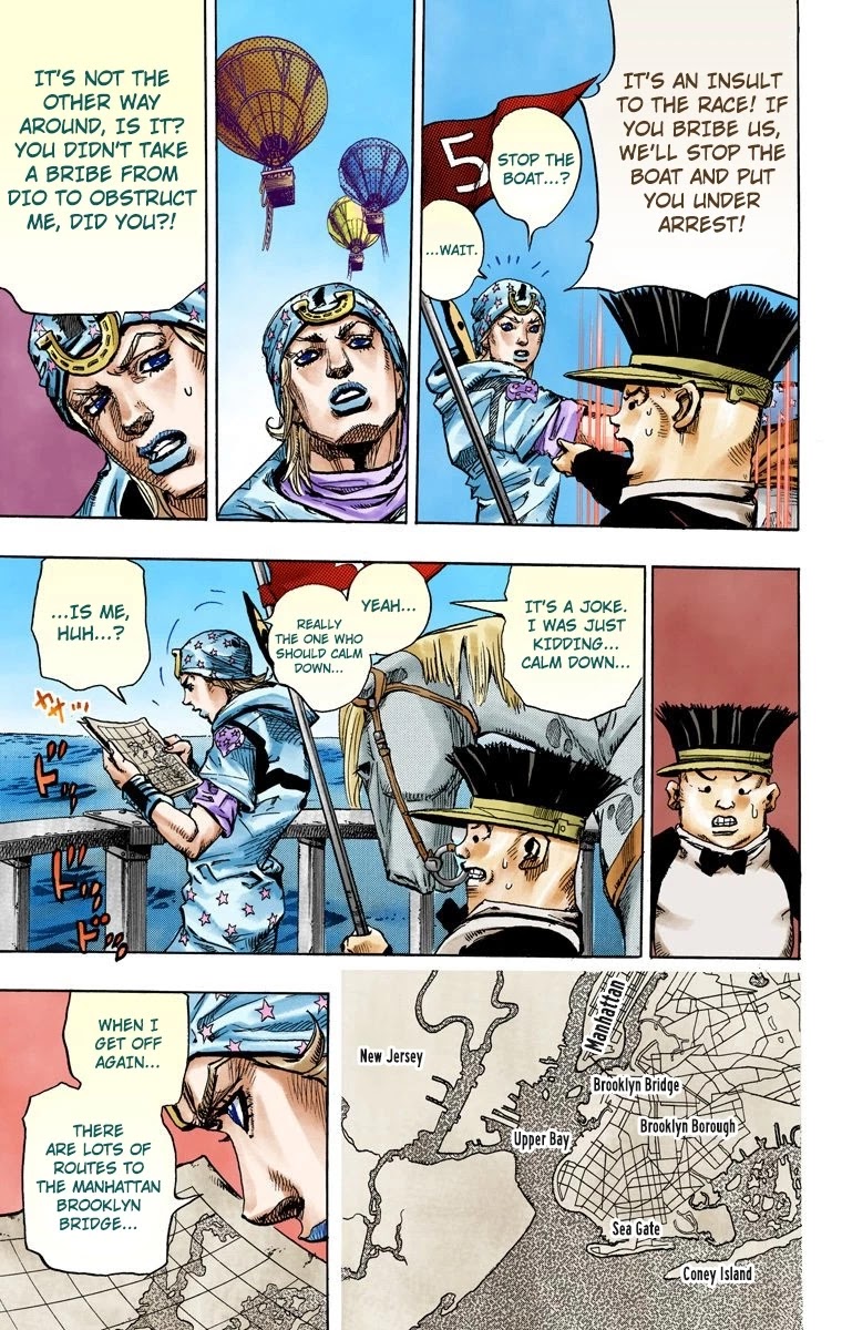 JoJo's Bizarre Adventure Part 7 - Steel Ball Run (Official Colored) Chapter 91 page 27 - Chapter 91: High Voltage Part 2