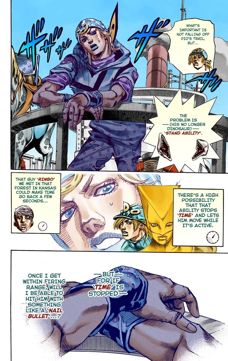 JoJo's Bizarre Adventure Part 7 - Steel Ball Run (Official Colored) Chapter 91 page 28 - Chapter 91: High Voltage Part 2