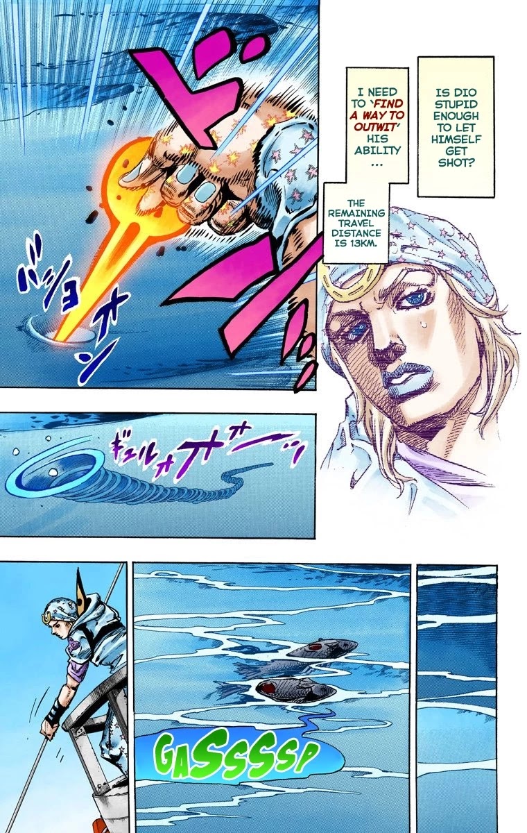 JoJo's Bizarre Adventure Part 7 - Steel Ball Run (Official Colored) Chapter 91 page 29 - Chapter 91: High Voltage Part 2
