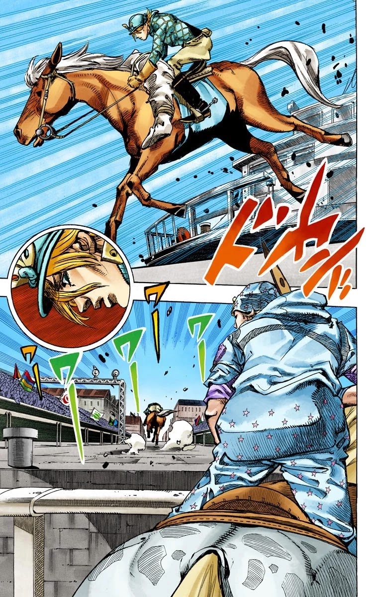 JoJo's Bizarre Adventure Part 7 - Steel Ball Run (Official Colored) Chapter 91 page 31 - Chapter 91: High Voltage Part 2