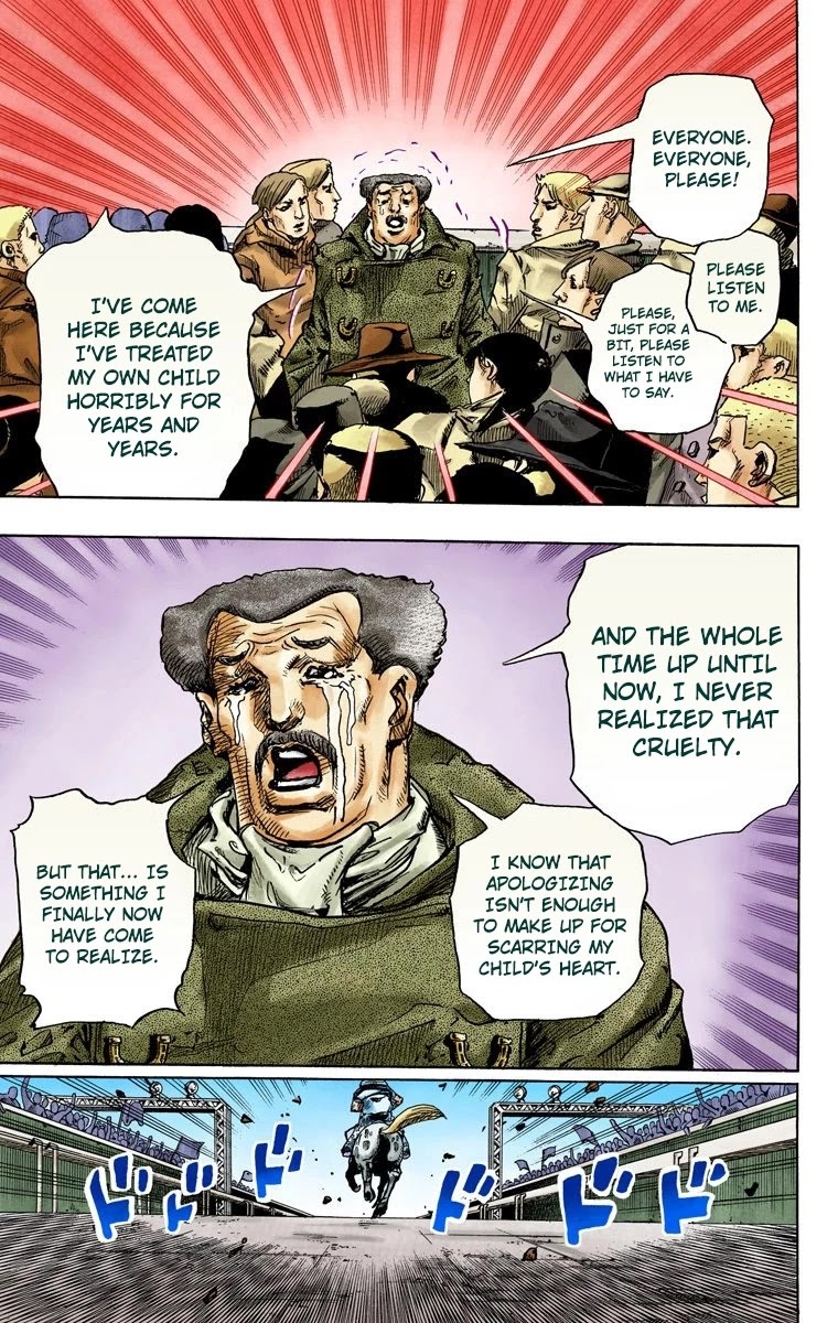 JoJo's Bizarre Adventure Part 7 - Steel Ball Run (Official Colored) Chapter 91 page 36 - Chapter 91: High Voltage Part 2