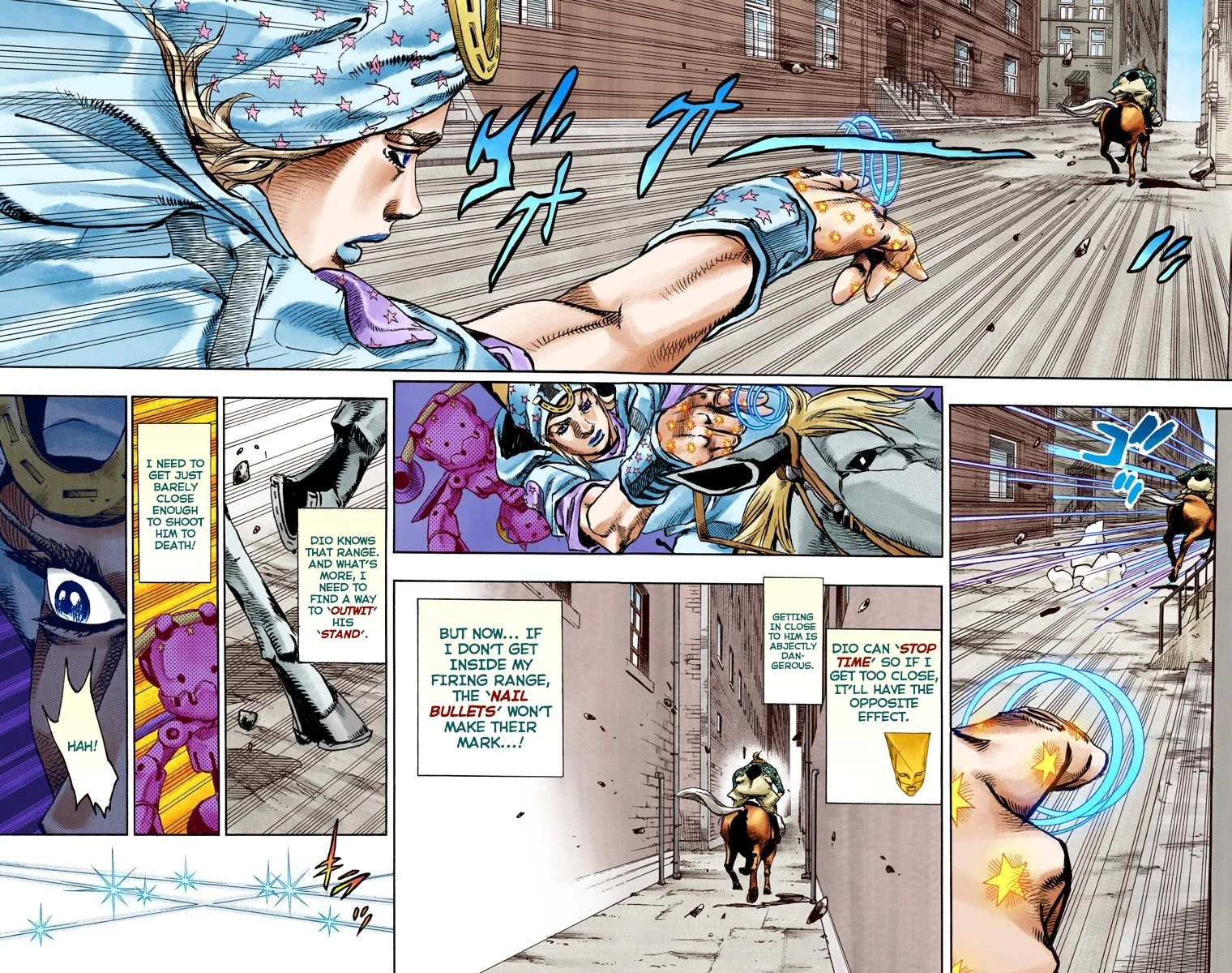 JoJo's Bizarre Adventure Part 7 - Steel Ball Run (Official Colored) Chapter 91 page 39 - Chapter 91: High Voltage Part 2