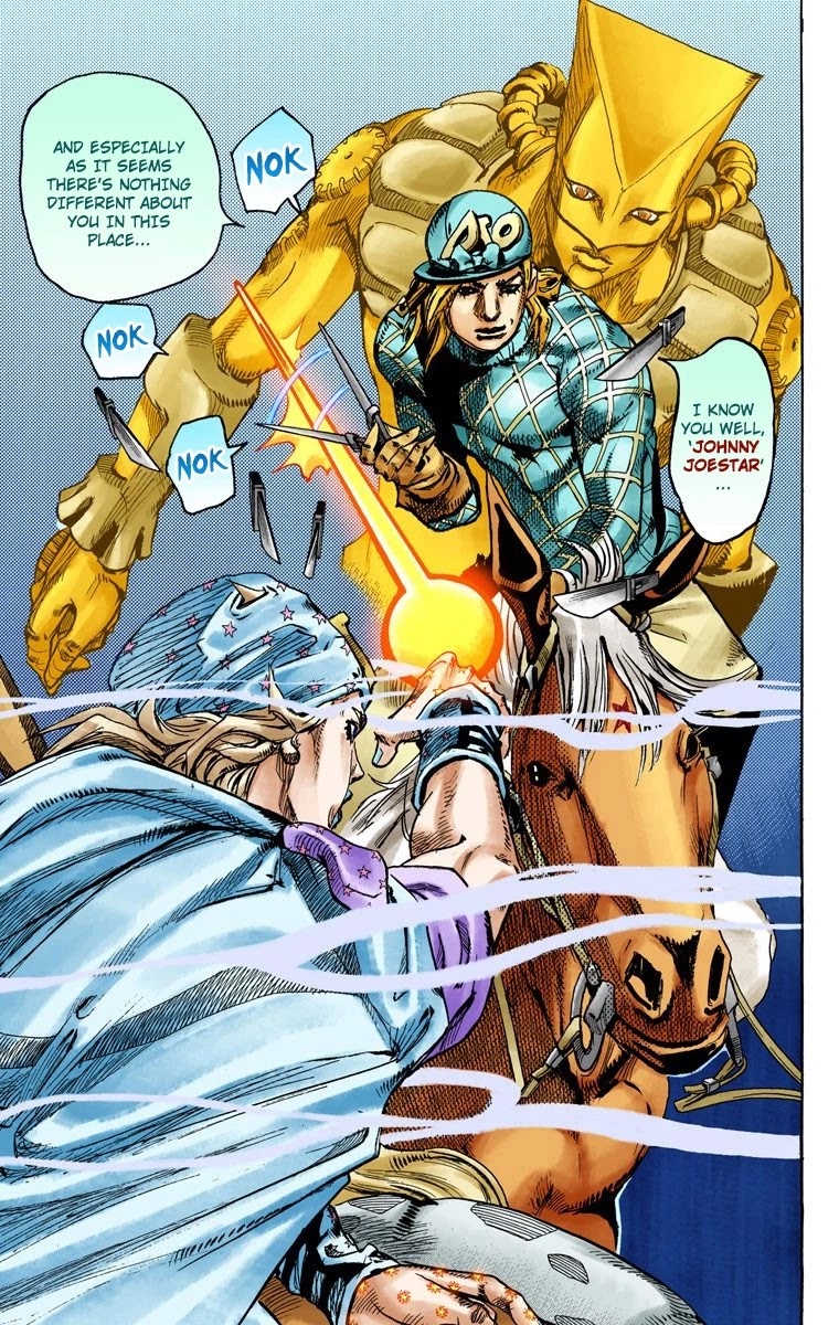 JoJo's Bizarre Adventure Part 7 - Steel Ball Run (Official Colored) Chapter 91 page 4 - Chapter 91: High Voltage Part 2