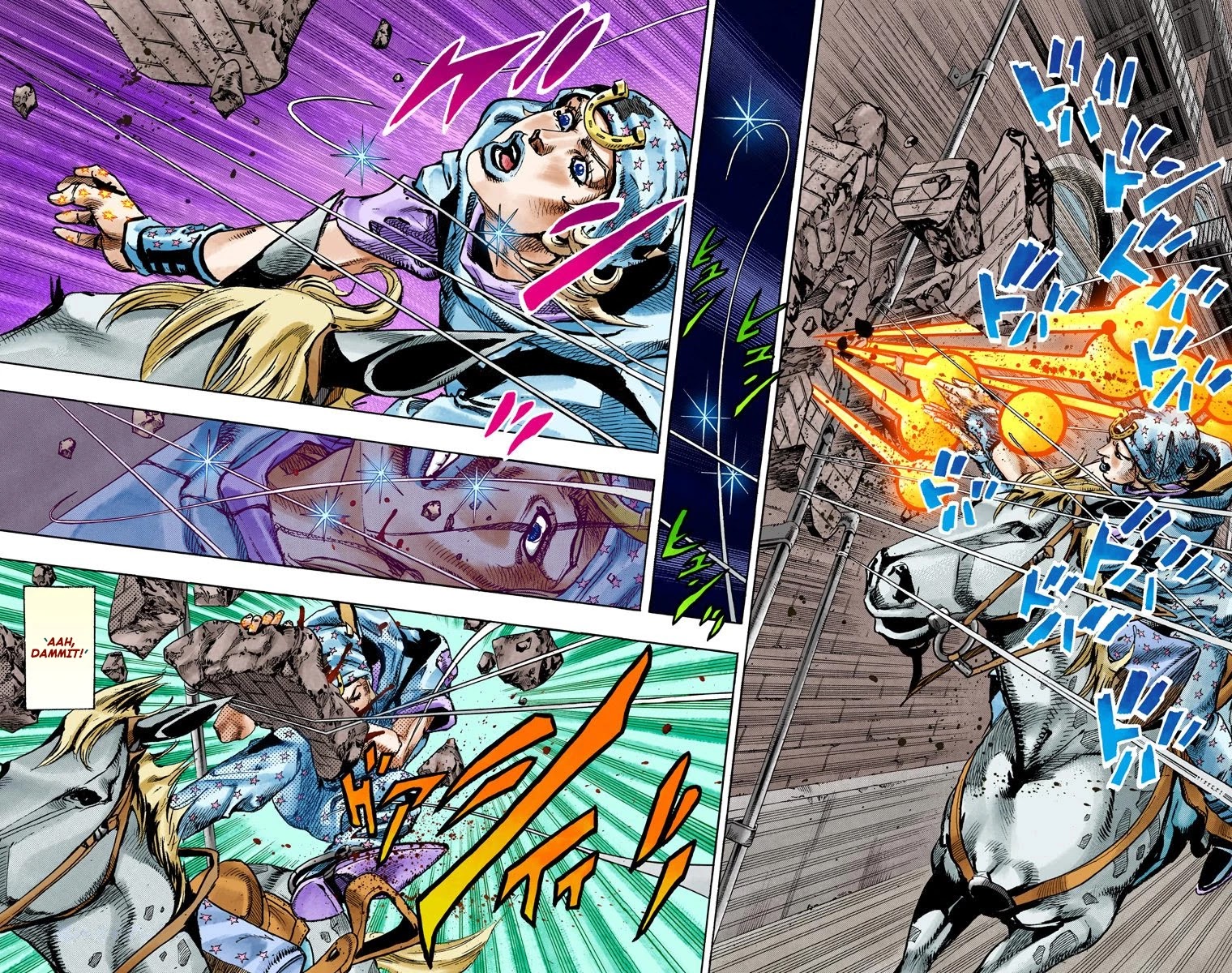 JoJo's Bizarre Adventure Part 7 - Steel Ball Run (Official Colored) Chapter 91 page 41 - Chapter 91: High Voltage Part 2