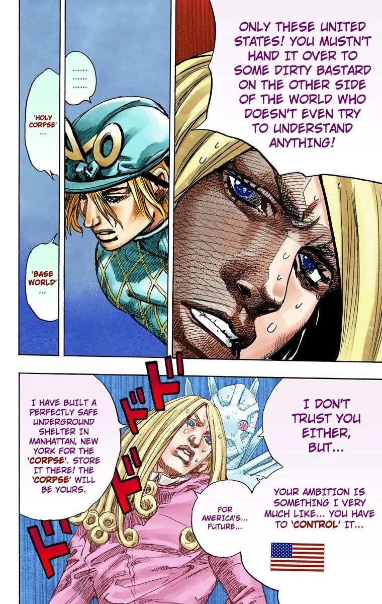 JoJo's Bizarre Adventure Part 7 - Steel Ball Run (Official Colored) Chapter 91 page 9 - Chapter 91: High Voltage Part 2