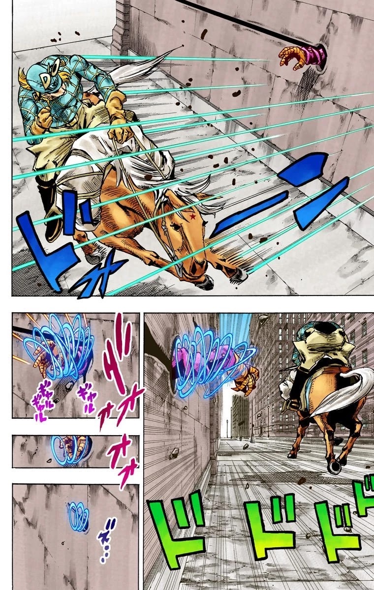 JoJo's Bizarre Adventure Part 7 - Steel Ball Run (Official Colored) Chapter 92 page 11 - Chapter 92: High Voltage Part 3