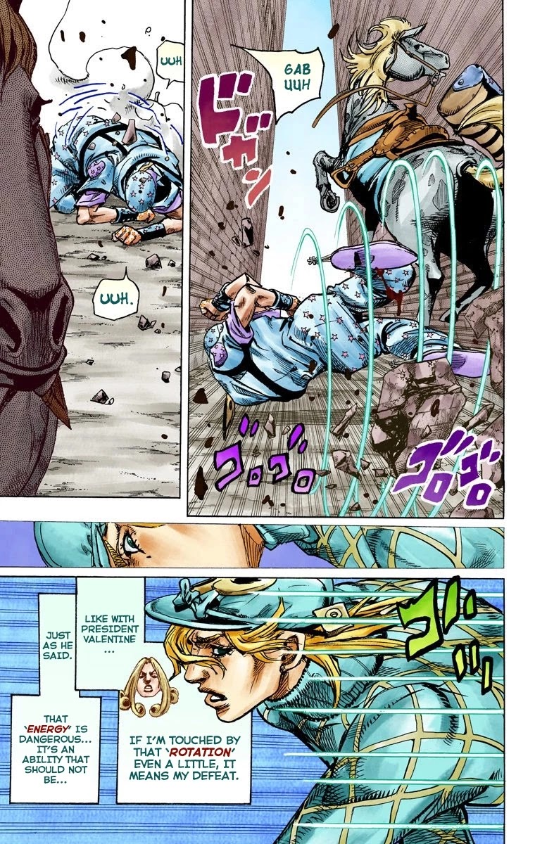 JoJo's Bizarre Adventure Part 7 - Steel Ball Run (Official Colored) Chapter 92 page 12 - Chapter 92: High Voltage Part 3