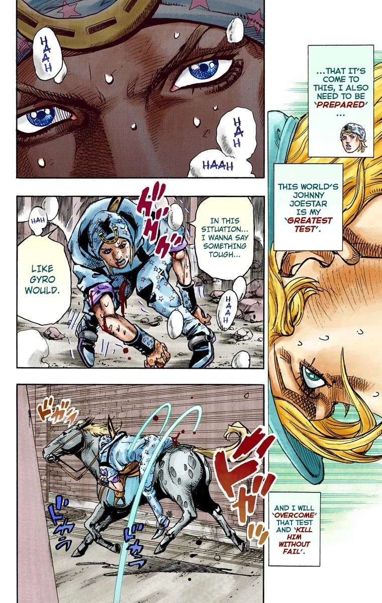 JoJo's Bizarre Adventure Part 7 - Steel Ball Run (Official Colored) Chapter 92 page 13 - Chapter 92: High Voltage Part 3