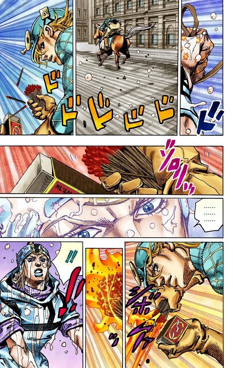 JoJo's Bizarre Adventure Part 7 - Steel Ball Run (Official Colored) Chapter 92 page 20 - Chapter 92: High Voltage Part 3