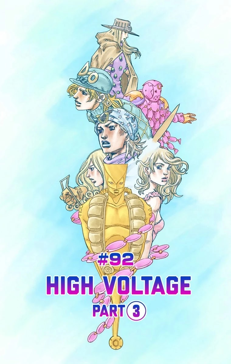 JoJo's Bizarre Adventure Part 7 - Steel Ball Run (Official Colored) Chapter 92 page 3 - Chapter 92: High Voltage Part 3