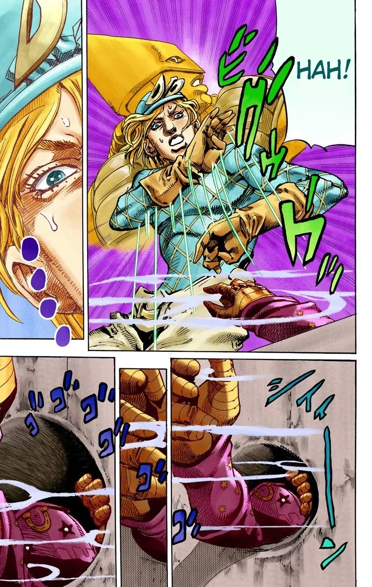 JoJo's Bizarre Adventure Part 7 - Steel Ball Run (Official Colored) Chapter 92 page 8 - Chapter 92: High Voltage Part 3