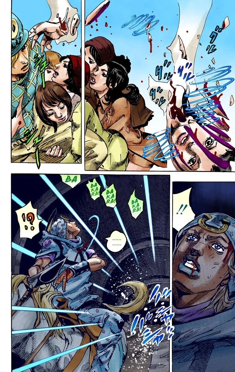 JoJo's Bizarre Adventure Part 7 - Steel Ball Run (Official Colored) Chapter 93 page 13 - Chapter 93: High Voltage Part 4