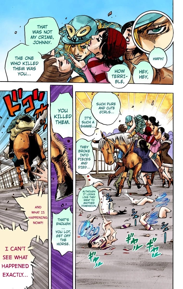JoJo's Bizarre Adventure Part 7 - Steel Ball Run (Official Colored) Chapter 93 page 14 - Chapter 93: High Voltage Part 4