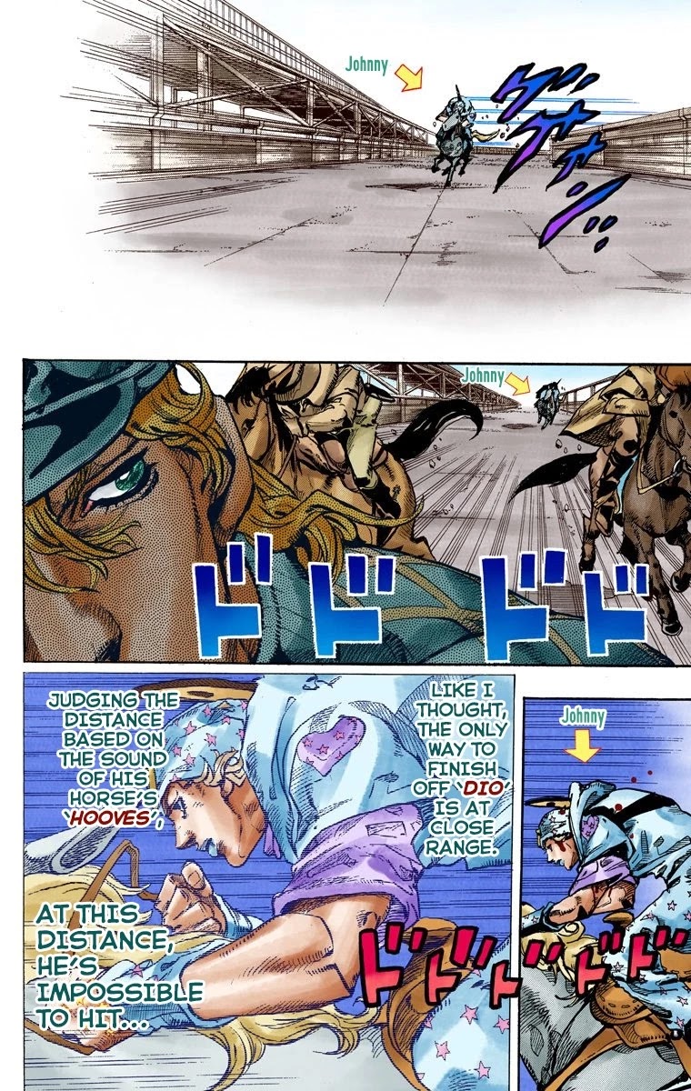 JoJo's Bizarre Adventure Part 7 - Steel Ball Run (Official Colored) Chapter 93 page 16 - Chapter 93: High Voltage Part 4